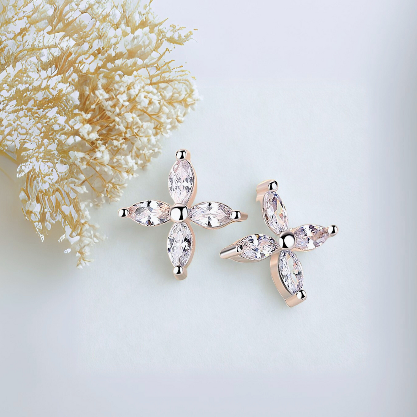 CATRIN Jewelry Kolczyki LUMINA – Srebrne Sztyfty