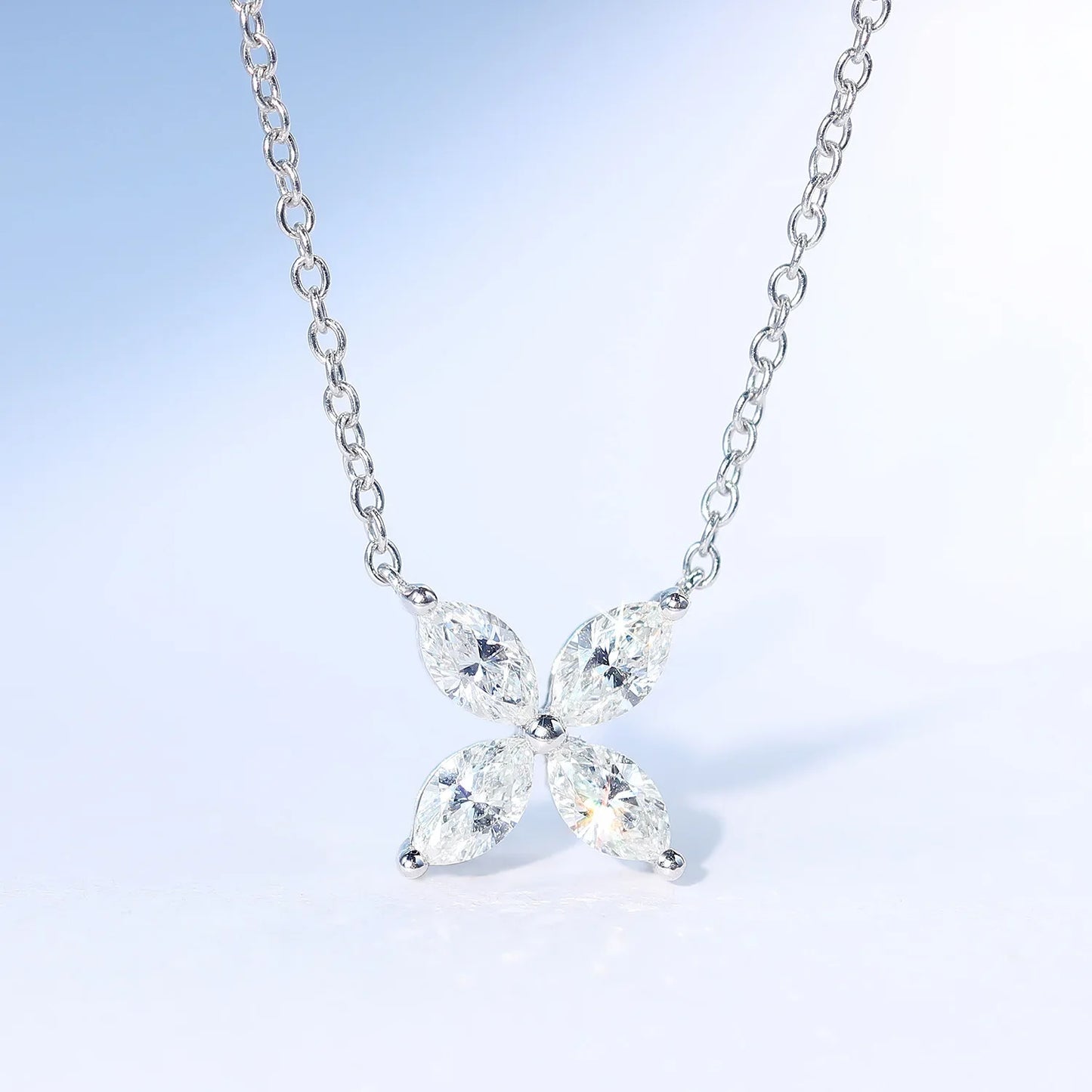LUMINA Necklace – Four Leaf Clover Silver 925