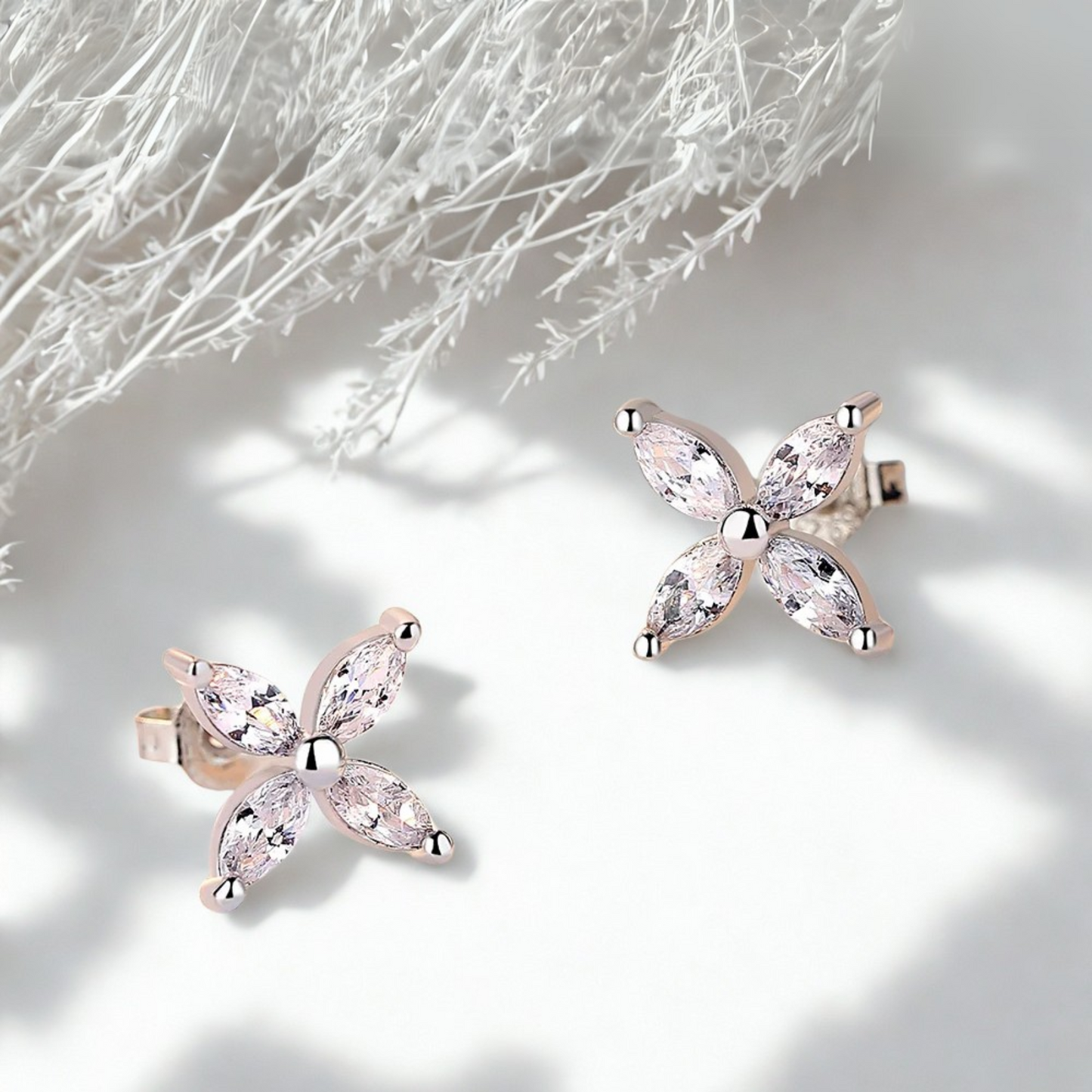 CATRIN Jewelry Kolczyki LUMINA – Srebrne Sztyfty