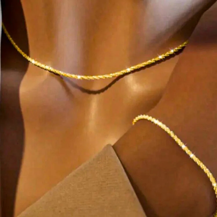 Starry Sky Srebro 925 – Naszyjnik gold